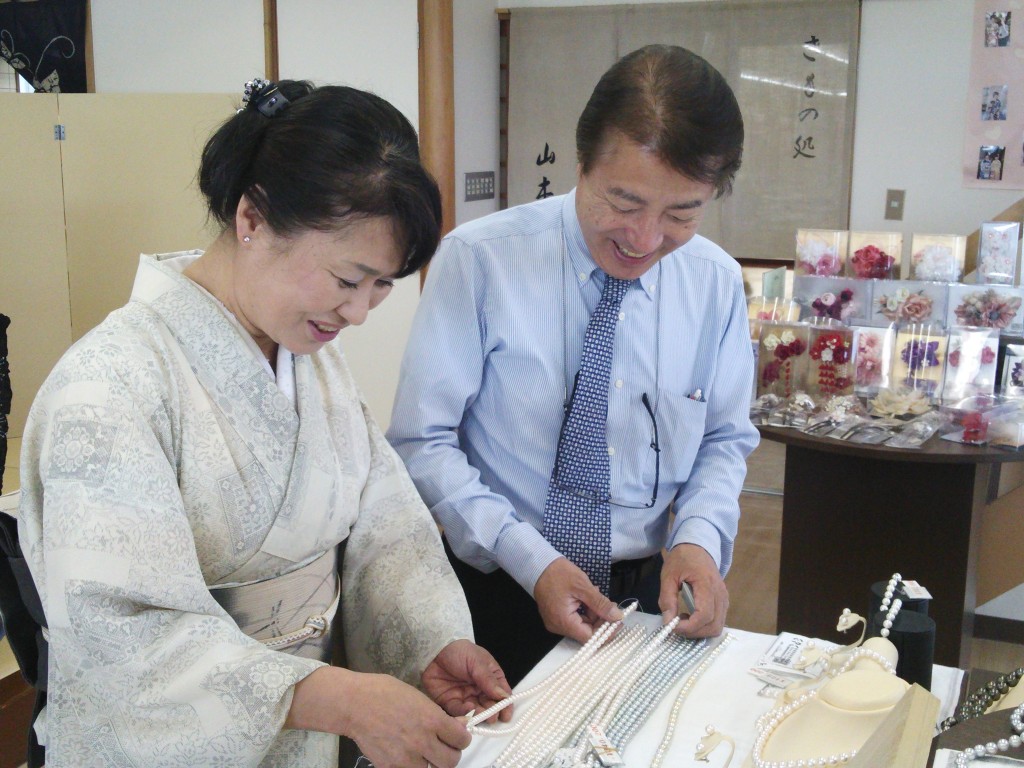 山本呉服店池田店 パール展示会2