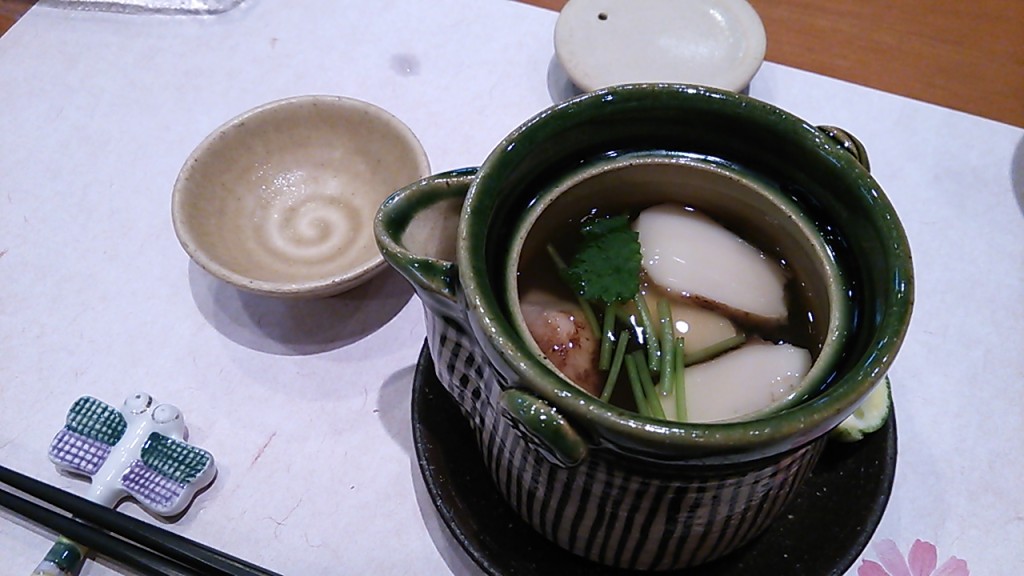 山本呉服店日帰り旅行　松茸の会　飯田市　柚木元　土瓶蒸し