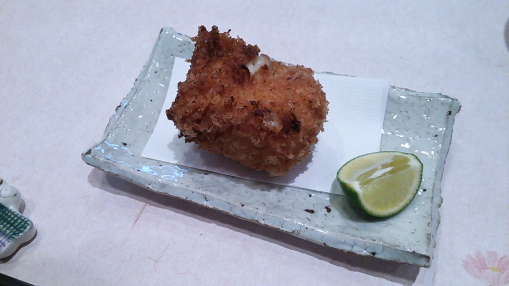 山本呉服店日帰り旅行　松茸の会　飯田市　柚木元　松茸クリームコロッケ