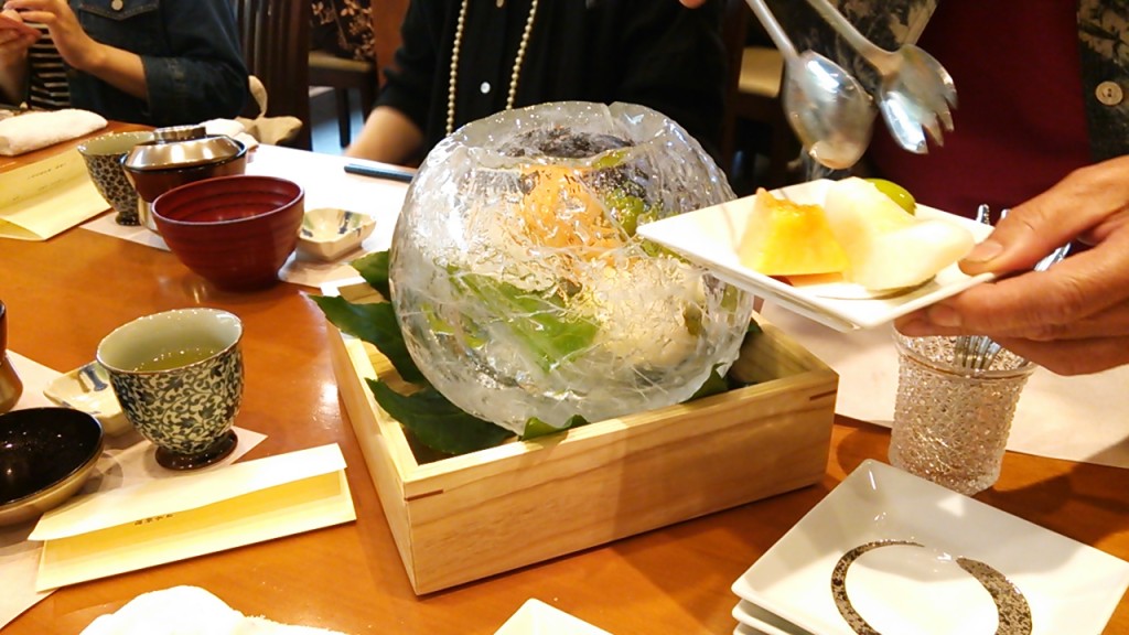 山本呉服店日帰り旅行　松茸の会　飯田市　柚木元　デザート