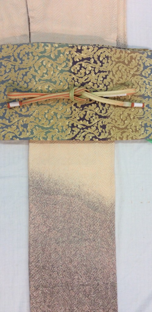 藤娘きぬたや杢目絞り訪問着