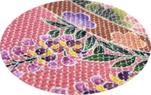 藤娘きぬたや 総絞り振袖 小紋バック ピンク地