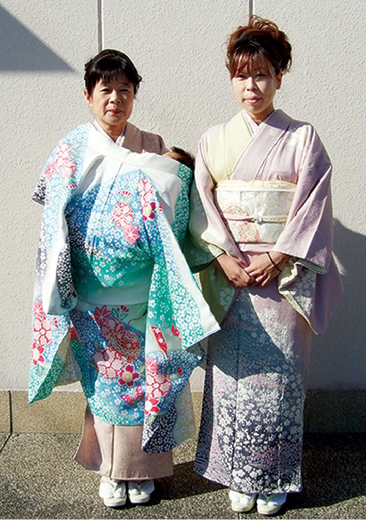 訪問着お宮参り