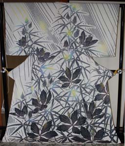 山本呉服店池田店展示会 中川正洋訪問着 グレー