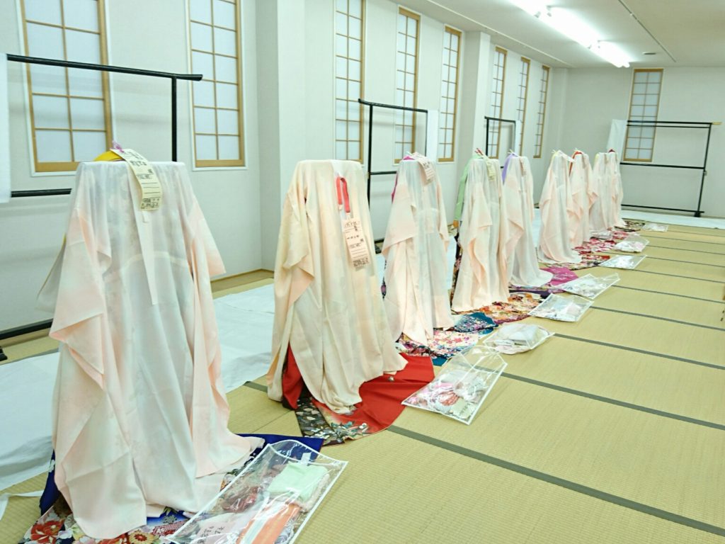 山本呉服店北方店 成人式振袖準備