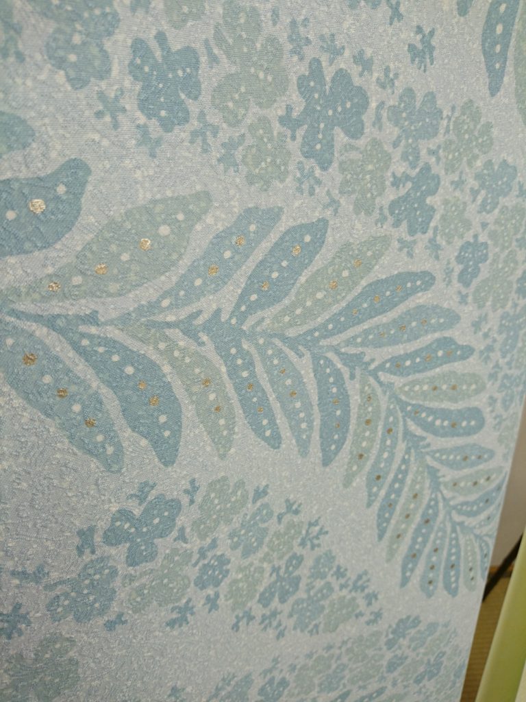 きものやまもと北方店　ブルー小紋　　　