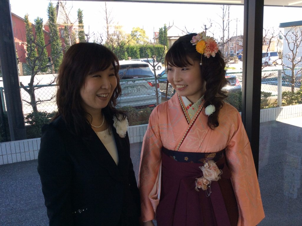 お母さまも一緒に卒業式へ🎵