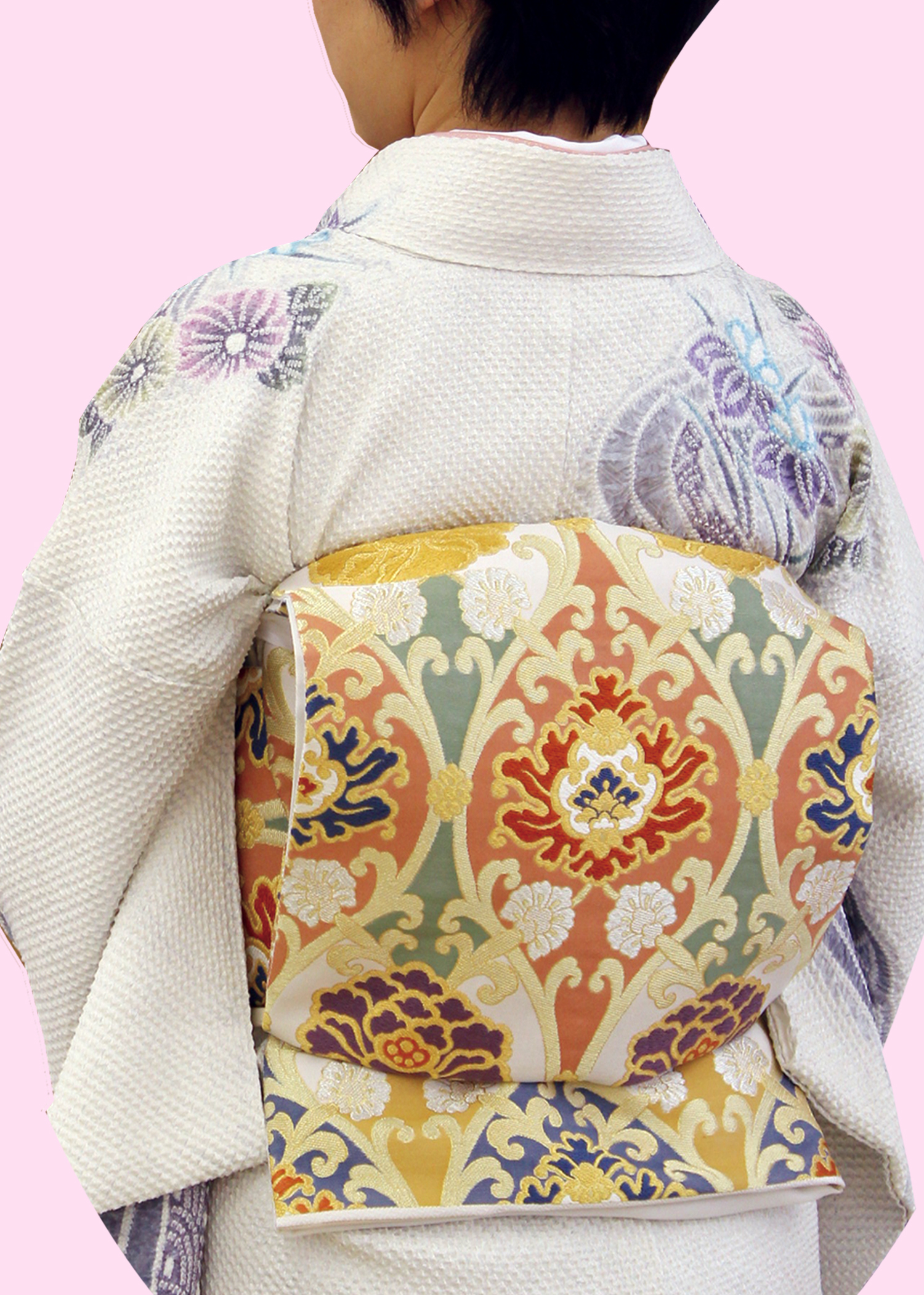 豪華な着物に負けない立体感がスゴイ！「唐織 鈴木」の袋帯 | 魅力  