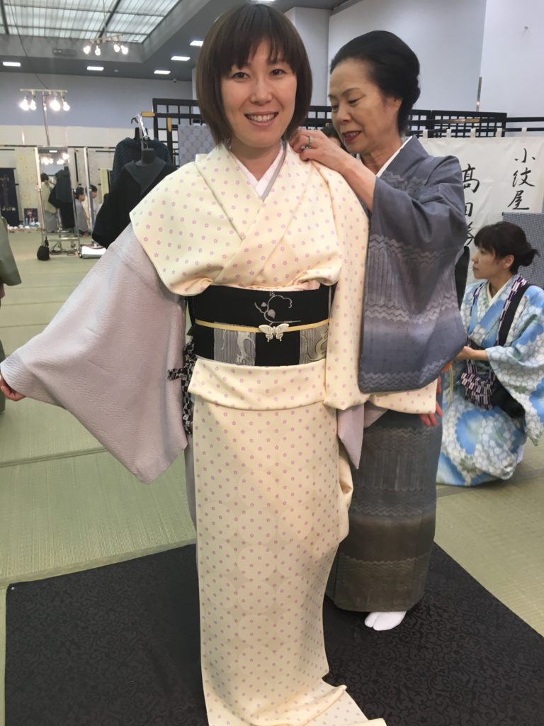 山本呉服店 第40回京裳苑 スタッフ試着