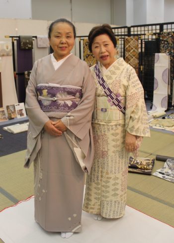 山本呉服店 第40回京裳苑 加賀友禅試着