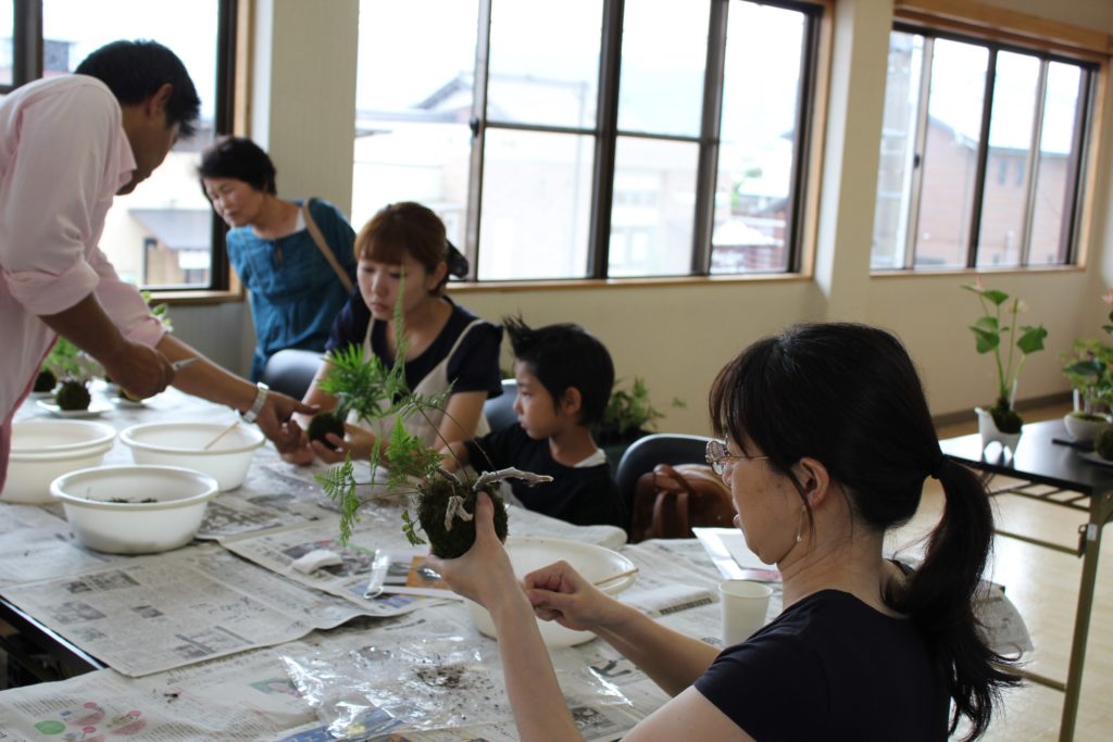 苔玉作り教室