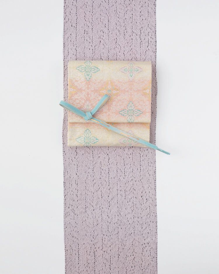 藤娘きぬたや杢目絞り着尺