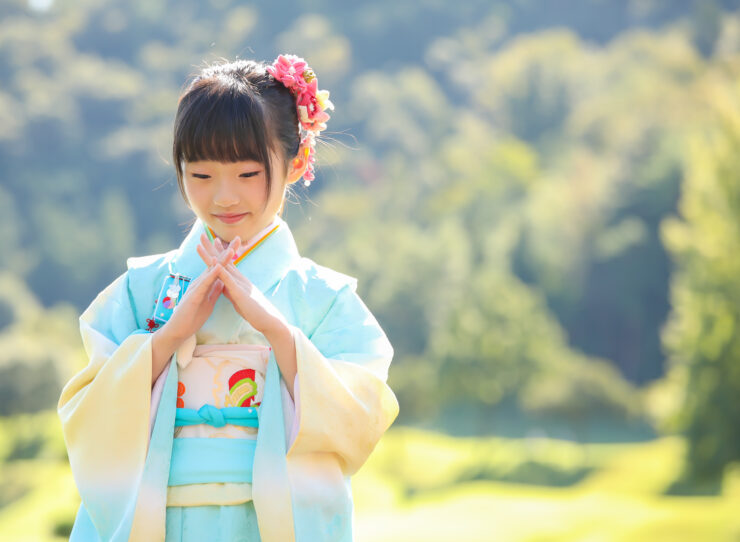 「七五三が終わってから十三参りまでの間に着られる着物、あったらいいな」小中学生にぴったり！ジュニアサイズの着物