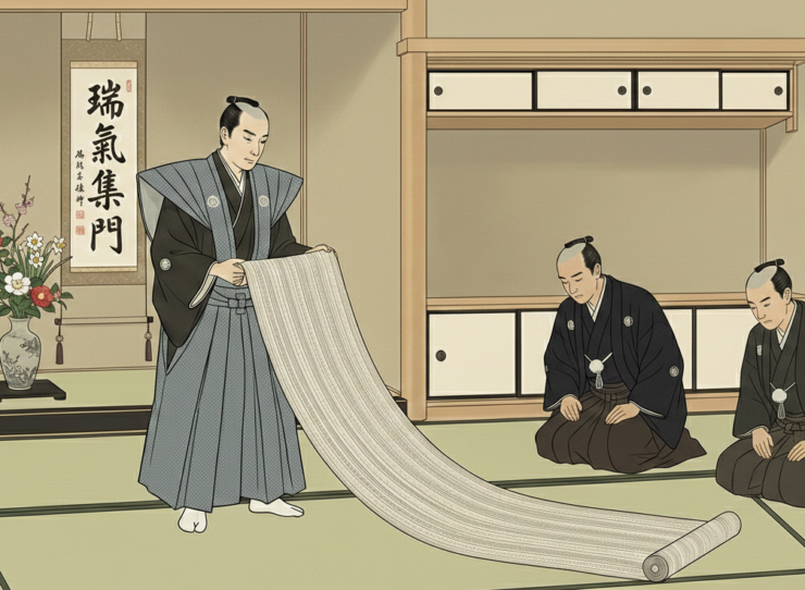 将軍の美学を纏う：最高級織物「御召(おめし)」の歴史と真髄